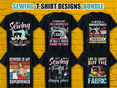 Sewing T Shirt Design Bundle