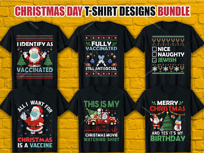 Christmas Day T-Shirt Design Bundle