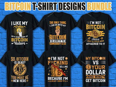 Bitcoin T Shirt Design Bundle bitcoin shirt bitcoin tshirt hobby t shirt design template