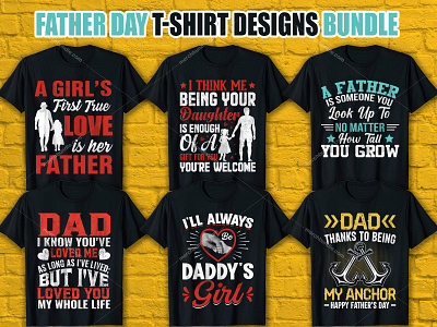 Father Day T-Shirt Designs Bundle