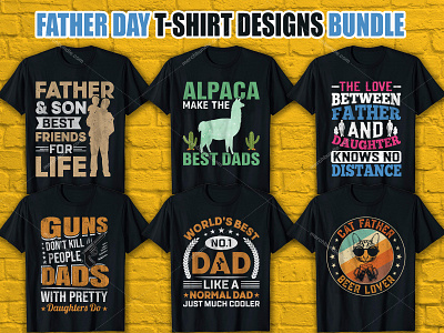 Father Day T-Shirt Designs Bundle