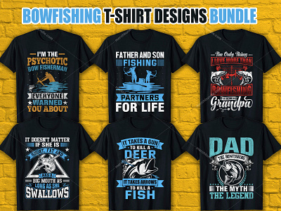 Bowfishing T-Shirt Designs For Merch By Amazon