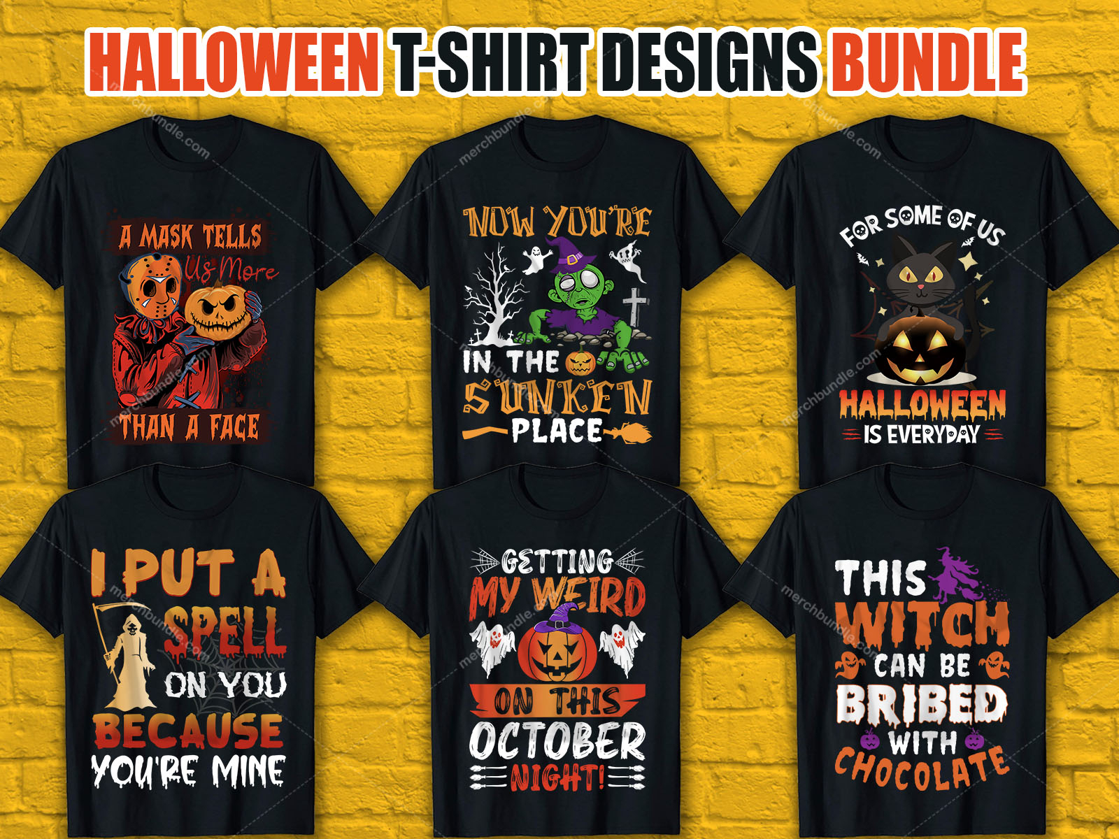 Halloween T-Shirt Designs For Merch By Amazon by Asha on Dribbble