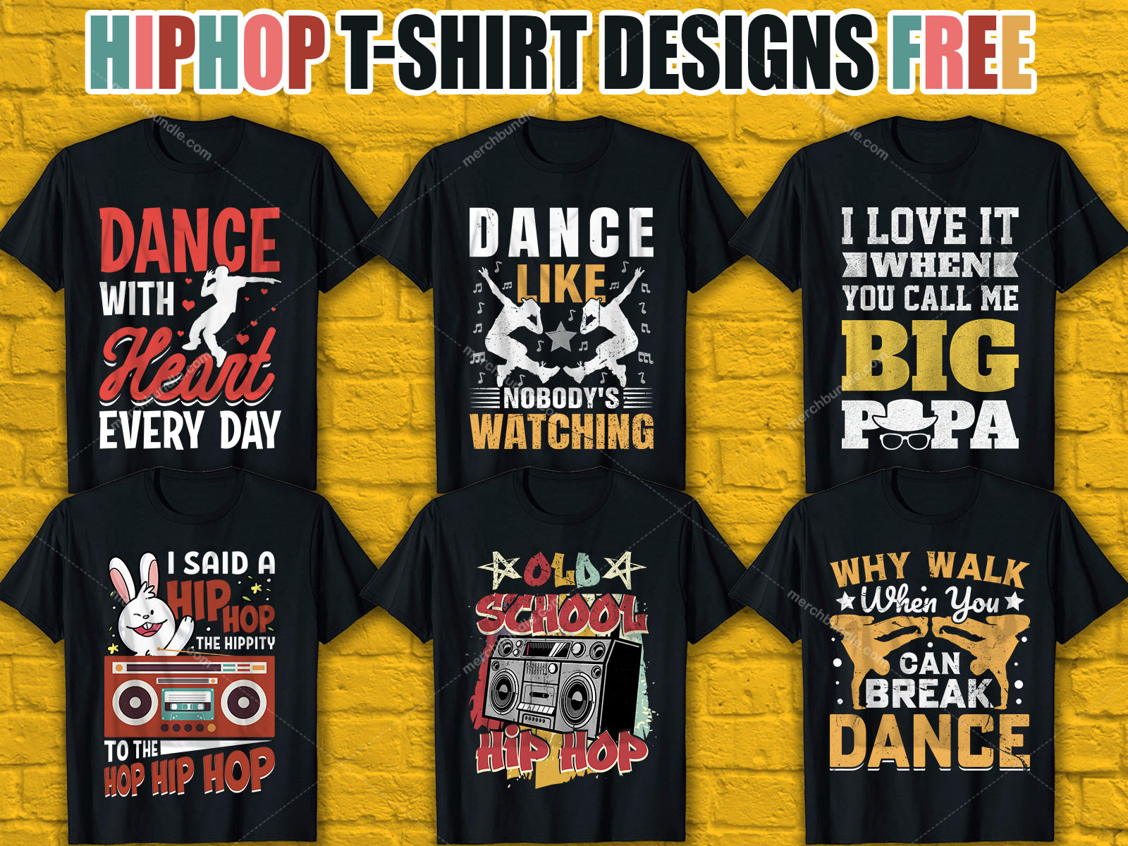 Pickering Så mange stamme HipHop T-Shirt Design Free Download by Asha for Team MerchBundle on Dribbble
