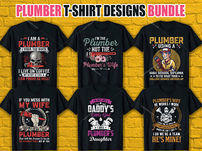 Plumber T-Shirt Designs For Merch By Amazon