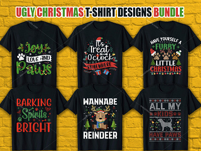 Ugly Christmas T-Shirt Designs For Merch By Amazon