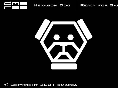 Hexagon Dog Logo