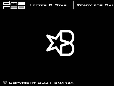 Letter B Star Logo
