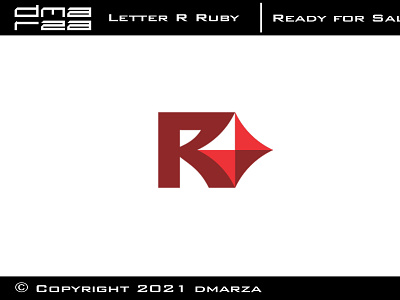 Letter R Ruby Logo art branding design graphic design icon logo logodesign minimal symbol typography vector