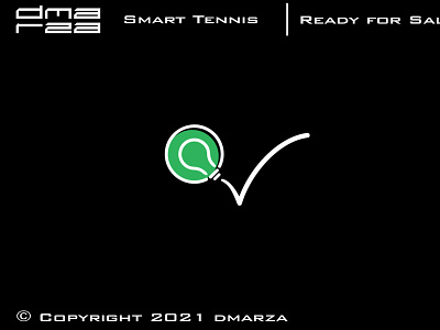 Smart Tennis Logo art branding design graphic design icon logo logodesign minimal symbol vector