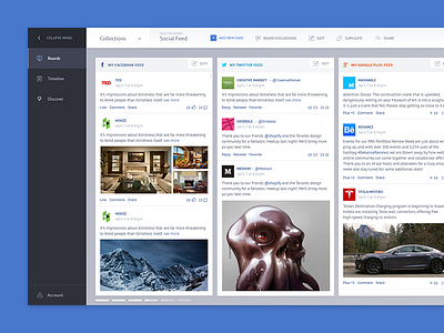 Board Feed Dashboard