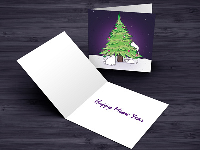 New year card design