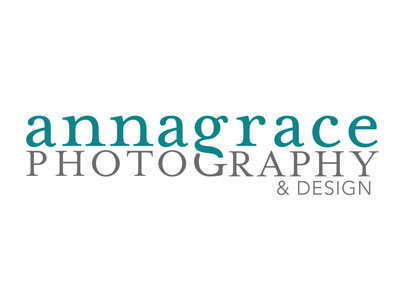 Anna Grace Photography Logo anna grace anna grace photography identity logo teal