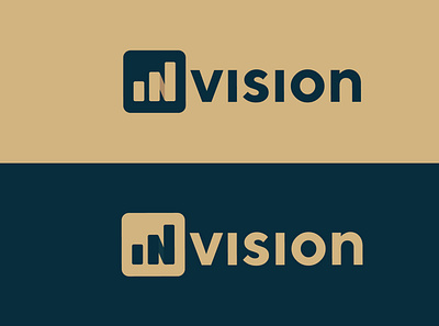 Invision Logo Design brand design brand identity branding design illustration logo logo design logotype minimal