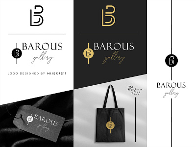 Barous Gallery Logo branding design logo