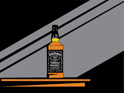 Jack Daniels illustration 3d branding design designsbymouli ill illustration jack daniels illustration jd logo typography ui ux vector whisky
