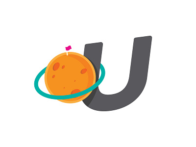 Universe conquer planet u logo universe