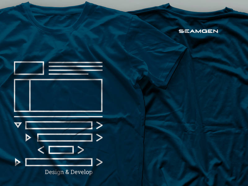 Design & Develop Tee tshirt design develop wireframe wirecode