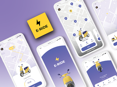 E-Scooter Details -  Mobile App Design