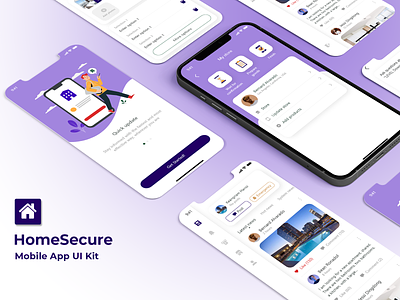 Real Estate App - Find Home and Apartment near You! agent apartment apartments app ui clean design find finding flat home house household minimal mobile app rental rental app ui uiux