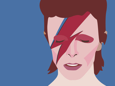 Ziggy Stardust Poster bowie david illustration poster stardust ziggy