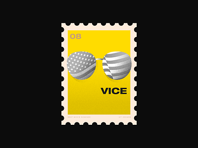 Selodribbblevice cinema design geometric graphic graphic design illustration minimalist movie oscars postage stamp vector