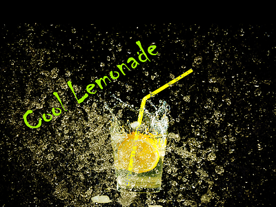Cool Lemonade brand identity branding logo