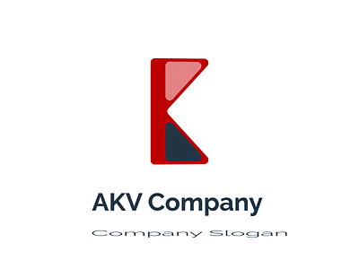 AKV Company Logo brand design