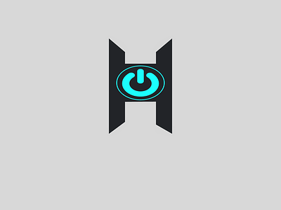 Tech Company H Letter Logo brand design