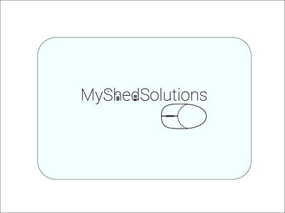 My Shed Solutions Logo Design(edited) brand identity