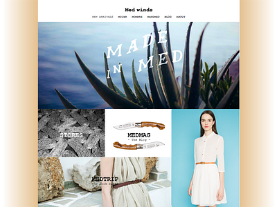 Fashion Store Website Design blog blogger brand branding clothing designer ecommerce fashion freelance logo luxury minimalist natural personal shop simple store ux web website