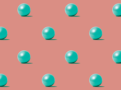 Swiss Exercise Ball Polka Dot Pattern