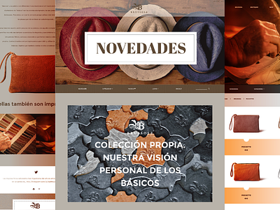 Website for Leather Goods Shop barcelona classy design designer ecommerce elementor eshop freelance goods graphic design ideas leather luxury sell shop ui ux web website wordpress