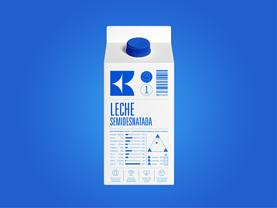 Milk Carton Packaging blue box branding carton dairy graphic design graphics groceries juice label milk milky private brand produce products supermarket tetrapak vegan white label