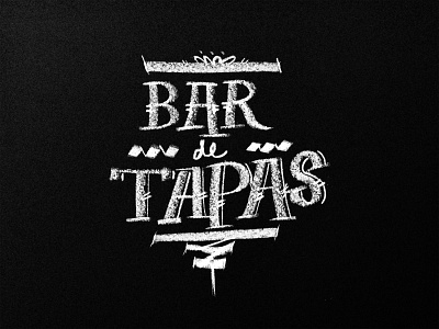 Tapas Chalk Lettering