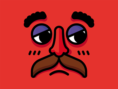 Regret character design designer emoji emote emotes emotion emotions eyes face feel feeling icon illustration lego red regret sad sticker vector