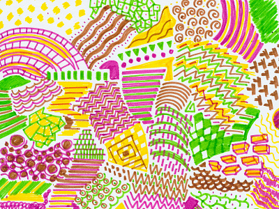Rotus Pattern aleatory amateur colorful design designer designs doodle doodling drawing funny graphic design happy marker markers pattern patterns professonal random sketch surface
