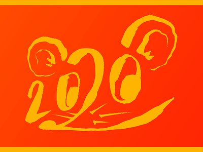 The Year of the Rat 2020 brush brush pen calligraphy campaign china chinese chinese new year cny covid envelope gold graphic design greetings lettering moon mouse rat red year