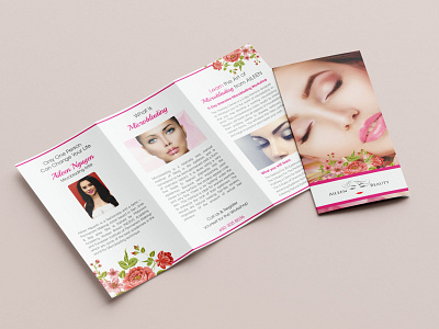 Trifold Brochure Design beauty brochure design graphicdesign trifold