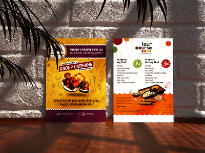 Promotional Flyer Design catering flyer design flyer flyer design food flyer graphicdesign meal prep flyer