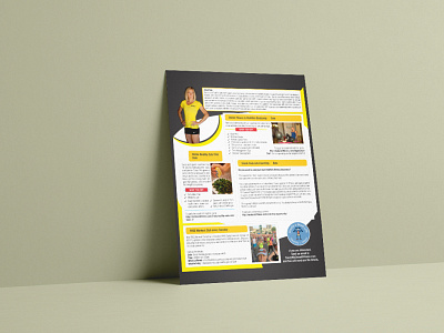 Fitness Coach Flyer branding club design fitness flyer flyer design graphicdesign gym workout