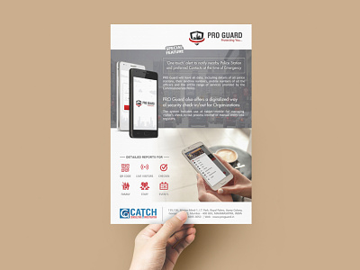 Flyer Design for Mobile App Promotion app promotion branding design flyer flyer design graphicdesign mobile app security