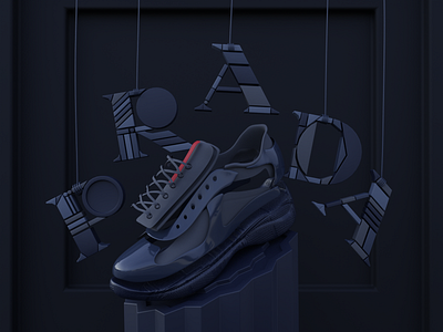 "MARIONETTE" · Prada Shoe 3D Concept
