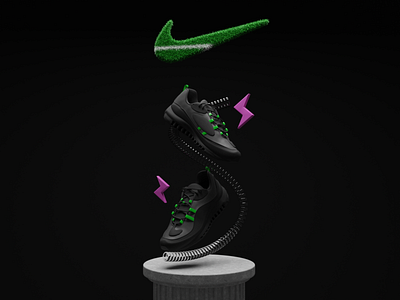 Nike Web Illustration Concept