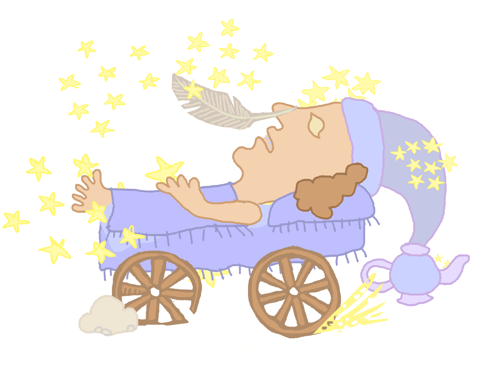 Sleepwreck 2d animation childrens book gif sleeping vector