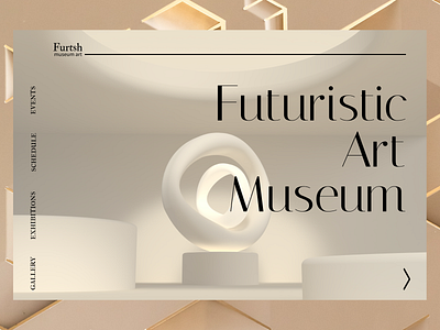 Art museum landing page