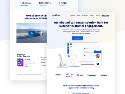 Landing page | Inbound call center