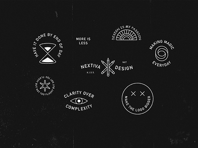 Badges badge branding design illustration line art vector