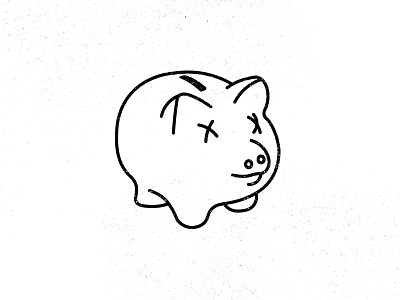 Piggy Bank bank coins icon illustration money pig piggy bank symbol