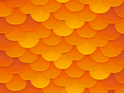 Goldfish goldfish illustrator pattern scales vector